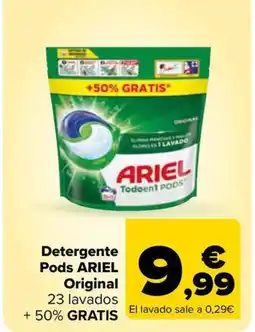 Carrefour Market ARIEL Detergente Pods Original oferta