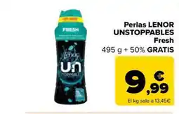 Carrefour Market LENOR UNSTOPPABLES Perlas oferta