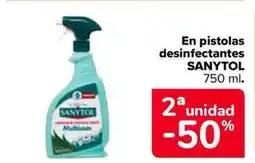 Carrefour Market SANYTOL En pistolas desinfectantes oferta