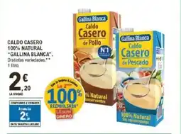 E.Leclerc GALLINA BLANCA Caldo casero 100% natural oferta