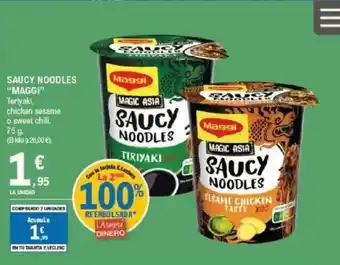 E.Leclerc MAGGI Saucy noodles oferta