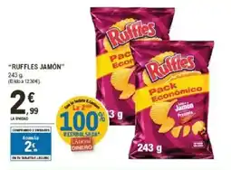 E.Leclerc RUFFLES Jamón oferta