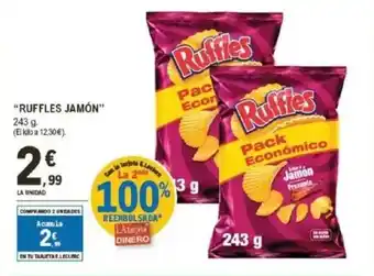 E.Leclerc RUFFLES Jamón oferta