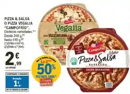 E.Leclerc CAMPOFRIO Pizza & salsa o pizza vegalia oferta