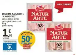 E.Leclerc CAMPOFRIO Lonchas naturarte oferta