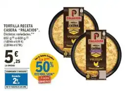 E.Leclerc PALACIOS Tortilla receta casera oferta