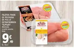 E.Leclerc ELPOZO Filetes finos de pechuga de pollo extratiernos oferta