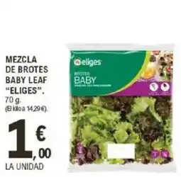 E.Leclerc IFA ELIGES Mezcla de brotes baby leaf oferta