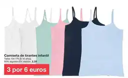 Zeeman Camiseta de tirantes infantil oferta