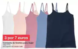 Zeeman Camiseta de tirantes para mujer oferta
