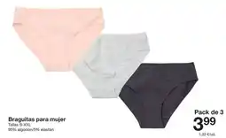 Zeeman Braguitas para mujer oferta