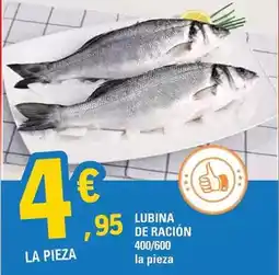 E.Leclerc Lubina de racion oferta