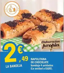 E.Leclerc Napolitana de chocolate oferta