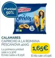 Supermercados La Despensa Pescanova - calamares capricho a la romana oferta