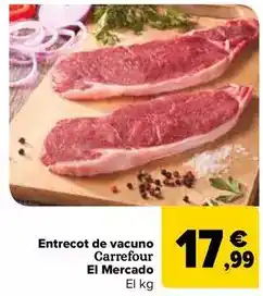 Carrefour Market Carrefour - entrecot de vacuno oferta