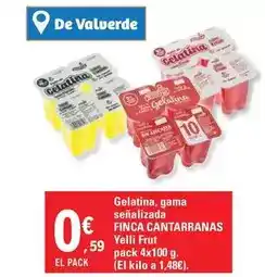 E.Leclerc Cantarranas - gelatina, gama senalizadas oferta