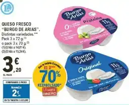 E.Leclerc BURGO DE ARIAS Queso fresco oferta