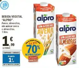 E.Leclerc ALPRO Bebida vegetal oferta