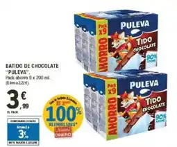 E.Leclerc PULEVA Batido de chocolate oferta