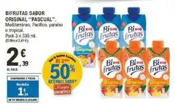 E.Leclerc PASCUAL Bifrutas sabor original oferta