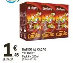 E.Leclerc IFA ELIGES Batido al cacao oferta