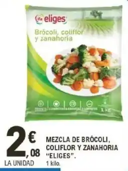 E.Leclerc IFA ELIGES Mezcla de brocoli, coliflor y zanahoria oferta