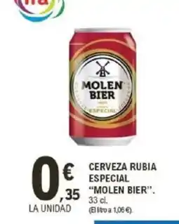 E.Leclerc MOLEN BIER Cerveza rubia especial oferta