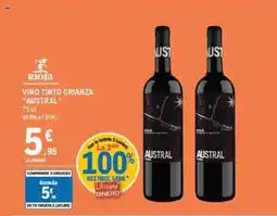E.Leclerc AUSTRAL Vino tinto crianza oferta