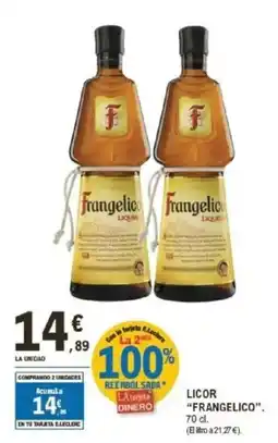 E.Leclerc FRANGELICO Licor oferta