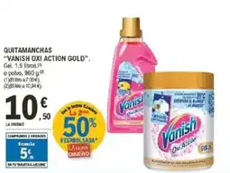 E.Leclerc VANISH Quitamanchas oxi action gold oferta