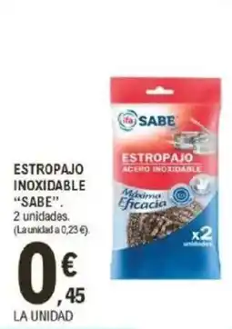 E.Leclerc IFA SABE Estropajo inoxidable oferta