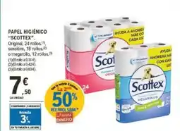 E.Leclerc SCOTTEX Papel higiénico oferta