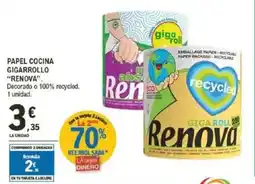 E.Leclerc RENOVA Papel cocina gigarrollo oferta