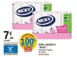 E.Leclerc NICKY Papel higiénico oferta