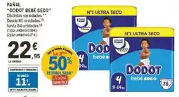 E.Leclerc DODOT Pañal bebé seco oferta