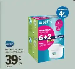 E.Leclerc BRITA Pack 6+2 filtros oferta