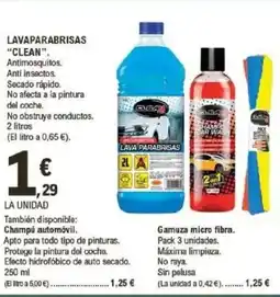 E.Leclerc CLEAN Lavaparabrisas oferta