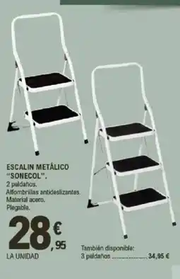 E.Leclerc Escalin metálico sonecol oferta