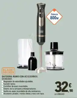 E.Leclerc BLACK+ DECKER Batidora mano con accesorios. oferta