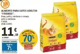 E.Leclerc FRISKIES Alimento para gatos adultos oferta