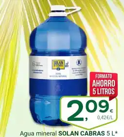 Supermercados Dani SOLAN CABRAS Agua mineral oferta