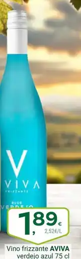 Supermercados Dani AVIVA Vino frizzante verdejo azul oferta