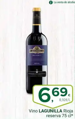 Supermercados Dani LAGUNILLA Vino Rioja reserva oferta