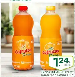 Supermercados Dani COFRUTOS Bebida Delight mandarina o naranja oferta