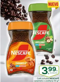 Supermercados Dani NESCAFÉ Café soluble caramelo o avellana oferta