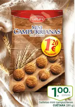 Supermercados Dani CUÉTARA Galletas mini campurrianas oferta