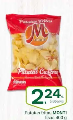 Supermercados Dani MONT Patatas fritas lisas oferta