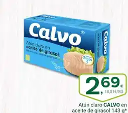 Supermercados Dani CALVO Atún claro en aceite de girasol oferta
