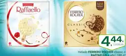 Supermercados Dani RAFFAELLO FERRERO ROCHER Helado classic o oferta