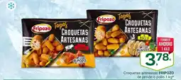 Supermercados Dani FRIPOZO Croquetas artesanas de jamón o pollo oferta